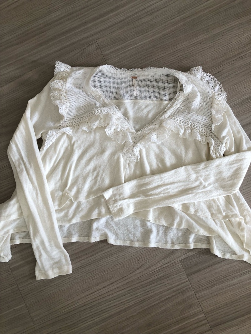 Size L free people blouse top